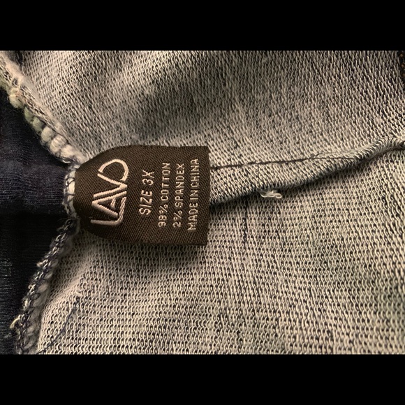 Denim-like stretch pants - Picture 3 of 3